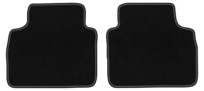 Productafbeelding van Velours achtermatten voor Mazda Tribute 2000-2011 (SUV) – 2-delig, zwart, op maat – Wielganizator LUX