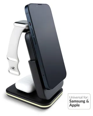 Productafbeelding van Mobilize 4in1 Wireless Charger Station with Detachable Power Bank 5000mAh Black