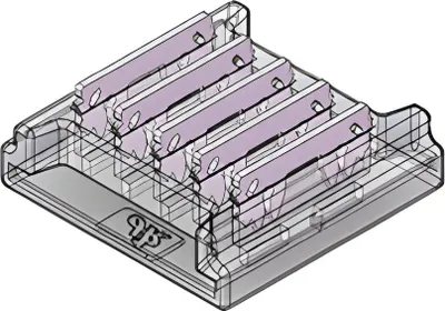 Produktbild von LED-Band-zu-Band-Schnellverbinder – 5-polig, 12 mm, verlötungsfrei für RGBW-LED-Bänder