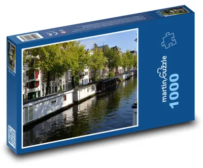 Obrázek produktu pro martinpuzzle - Puzzle 1000 - Hausbóty v Amsterdamu