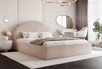 Produktbild von Polsterbett Elegantes Bett "ARCADIA" - von 120 bis 200x200 cm