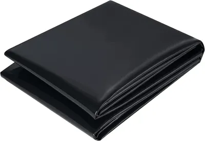 Productafbeelding van Vijverfolie 3 m x 4 m, zwart, HDPE, 0,2 mm, voor tuinvijver