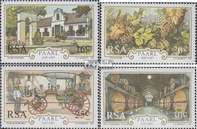 Produktbild von Briefmarken Südafrika 1987 Mi 710-713 (kompl.Ausg.) FDC 300 Jahre Paarl