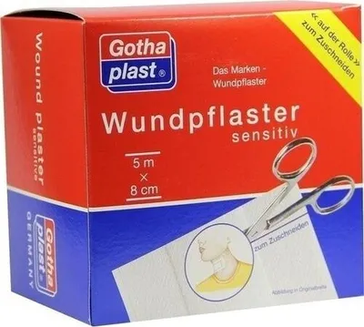Image de Gothaplast pansement sensitif 8 cmx5 m 1 pc
