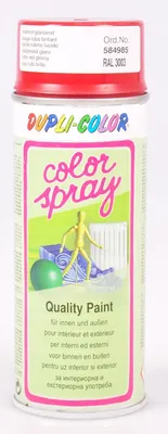 Produktbild von Dupli-Color Farbspray 400ml versch. RAL matt glänzend Farbe Klarlack Grundierung, Farbton:Rubin rot glänzend RAL 3003
