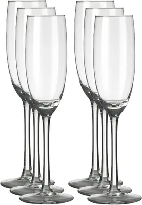 Produktbild von Royal Leerdam Champagnerglaser Plaza - 6x Stuck - 190 ml - Glas