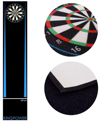 Image de Dart Tapis 290 x 60 cm Fléchettes Tournoi Paillet de Fléchettes Kingpower
