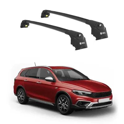 Produktbild von TURTLE DACHTRÄGER AIR-2 , Schwarz FIAT EGEA ALL 2015 - 2024 (Kombi)