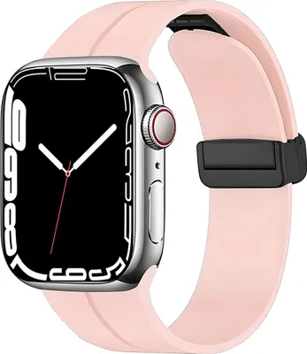 Produktbild von Eko, Sport-Armband für Apple Watch 42/44/45mm mit Magnetverschluss, Rosa