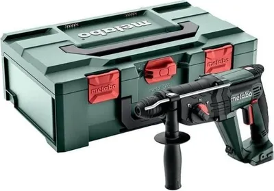 Produktbild von Akku-Bohrhammer Metabo KH 18 LTX 24, 18 V, mit MetaBOX 165 L, Zusatzhandgriff, Bohrtiefenanschlag