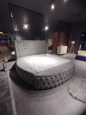 Produktbild von Design Chesterfield Rundes Bett Rund Betten Schlafzimmer Doppel Hotel Betten Neu