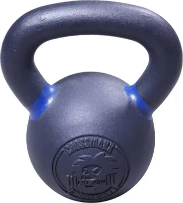 Produktbild von Lifemaxx Crossmaxx Kettlebell Gusseisen mit Pulverbeschichtung 12 kg Blau