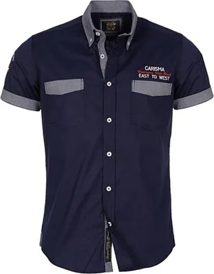Produktbild von Brandneu Designer Hemd CARISMA Navy uni CRM9205 M