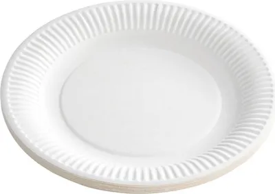 Produktbild von 25x Pappteller 20er Packung Weiß Einwegschalen Papier Grill Speise Party Feste
