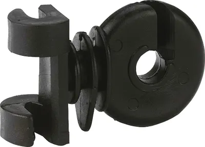 Produktbild von 50 Stück Zusatzisolator Clip für Ovalpfähle Weidezaunzubehör
