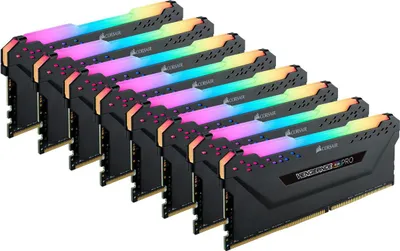 Image de DDR4 256GB PC 3200 CL16 CORSAIR KIT (8x32GB) Vengeance