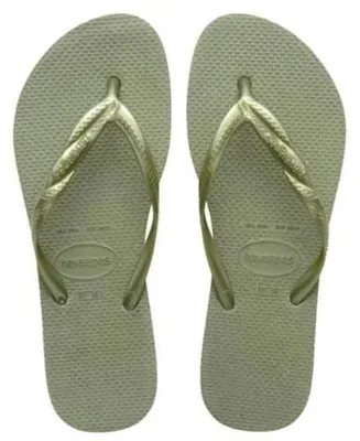 Productafbeelding van Havaianas Fantasia dames slippers, kleur: smoky green, maat: 35 EU