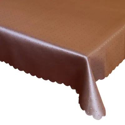 Immagine prodotto di Tovaglia 130 x 225 cm in marrone per tavolo da pranzo e cucina