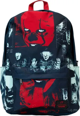 Immagine prodotto di Plecak LOUNGEFLY IT Pennywise I Heart 44cm - nylonowy plecak młodzieżowy