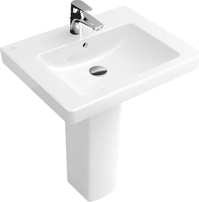 Produktbild von Villeroy & Boch Subway 2.0 Waschtisch 711360 600x470mm - Pergamon ceramicplus - 711360R3