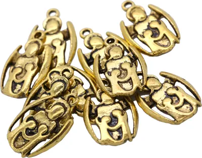 10 Anhänger Schutzengel 14.5 x 23 x 2mm antikgold Schmuckanhänger Charm-Anhänger Engel