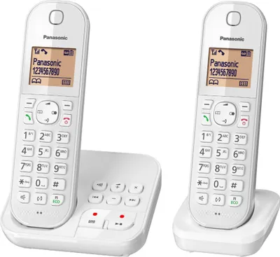 Obrázek produktu pro Panasonic KX-TGC422G - Bezdrátový telefon - Záznamník s identifikací volajícího - DECT - bílý + přídavné sluchátko