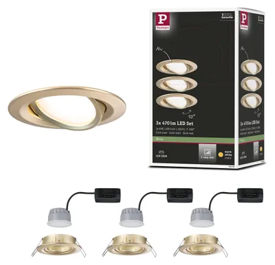 Produktbild von Paulmann LED Einbauleuchte Nova Basisset schwenkbar