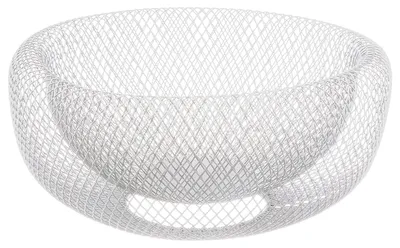 Produktbild von Korb Mesh schwarz – 27 x 13,5 cm – Metall – Schwarz
