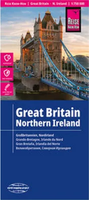 Produktbild von Reise Know-How Landkarte Großbritannien 1 : 750 000