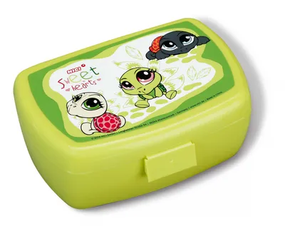 Produktbild von NICI Schildkröten Brotdose, Brotbox, Butterbrotdose, Frischhaltebox, Polypropylen, Mehrfarbig, 17 cm, 40322