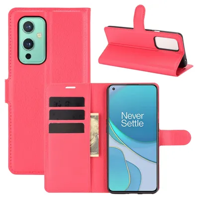 Immagine prodotto di Custodia protettiva per smartphone OnePlus 9, tipo flip, colore rosso