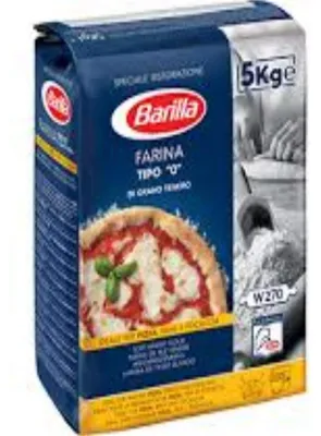 Produktbild von Barilla Farina di Grano Tenero Tipo 0 Manitoba Type Mehl 0 Weizenmehl Ideal für Pizza, Brot und Focaccia 5Kg