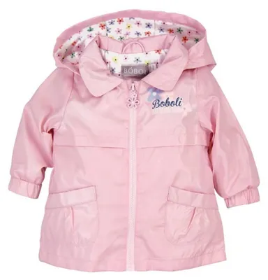 Produktbild von Bóboli Baby Mädchen Regen-Jacke mit Kapuze rosa Gr. 62 - 92 80