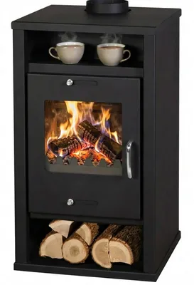 Produktbild von Kaminofen Victoria Deluxe schwarz 9,6 kW