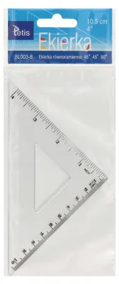 Obrázek produktu pro Tetis Rovnoramenný úhelník školní geometrie 10,5cm