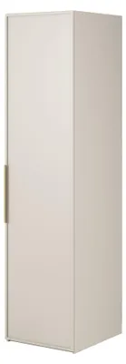 Produktbild von Selsey Frame - Kleiderschrank 1-türig mit Kleiderstange, 50 cm, greige