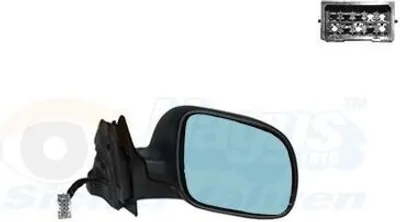 Produktbild von VAN WEZEL 0330808 Außenspiegel Seitenspiegel Rechts für AUDI A3 Schrägheck (8L1) Konvex Beheizt