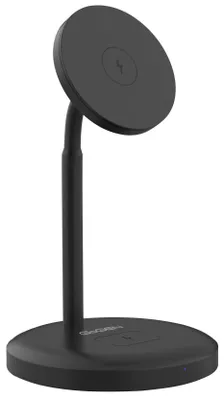 Imagen del producto de Base de carga GoGEN MSST01W, compatible con MagSafe, 15W, para 2 dispositivos, color