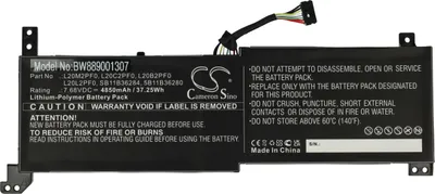 Produktbild von vhbw Akku Ersatz für Lenovo 5B11B36273, L20L2PF0, 5B11B36278, 5B11B36280, 5B11B36285, L20B2PF0, L20C2PF0 für Notebook (4850 mAh, 7,68 V, Li-Polymer)