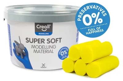 Productafbeelding van Creall Creall Superzachte Klei Geel