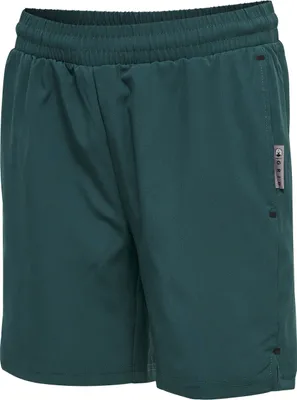 Produktbild von Hummel Hmlmove Grid Woven Shorts Kids - deep teal, Größe:152