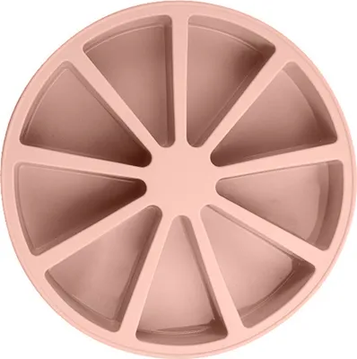 Produktbild von Dreieckige Kuchenform aus Silikon mit 9 Mulden, Scone-Pfanne zum Selbstbacken, leicht zu lösende, antihaftbeschichtete Maisbrotform, lebensmittelechte Brotform für Brownies, Muffins und Cupcakes
