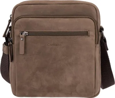 Produktbild von Retro Handtasche can1070 aus Vintage-Leder, mittlere Größe, mit verstellbarem Gurt, Unikat