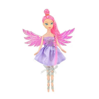 Produktbild von Teenagerpuppen Glitzerfee lila 22 cm