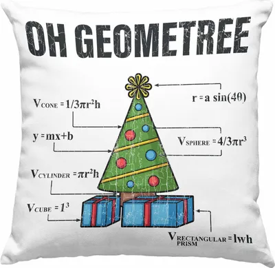 Produktbild von Trendation - Mathe Mathelehrer Deko-Kissen mit Füllung 40x40 Mathematiker Geschenk Geometree Spruch Physik Physiker Geschenkidee Weihnachten Geschenke Physiklehrer (Blau)