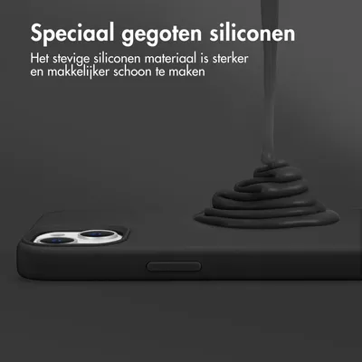 Zdjęcie produktu dla Accezz Liquid Silicone Backcover dla Samsung Galaxy Z Flip 5 - czarny