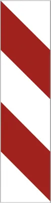 Produktbild von Verkehrsschild VZ627-20, Leitmal, Anbringung links (vertikal), Alu, RA2, 250 ...