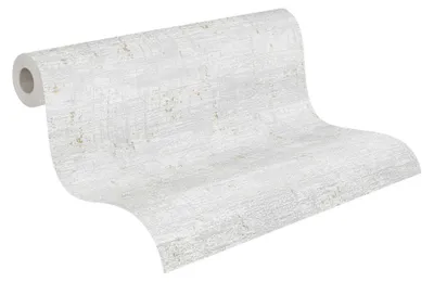 Productafbeelding van Livingwalls structuurvliesbehang – Grijs, zilver, metallic – 10,05 x 0,53 m
