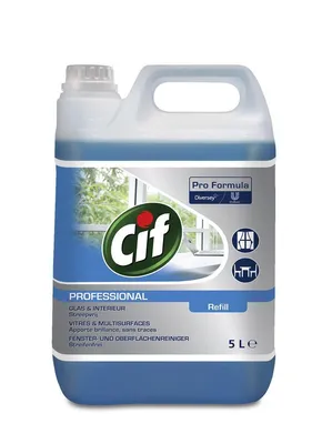 Produktbild von Cif Pro Formula 7517832, 5000 ml, Kanister, Glas, Spiegel, Haus, 140 mm, 190 mm