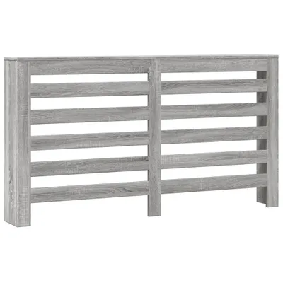 Zdjęcie produktu dla vidaXL Okładzina grzejnika Szara Sonoma 149x20x82 cm Materiał drewnopochodny